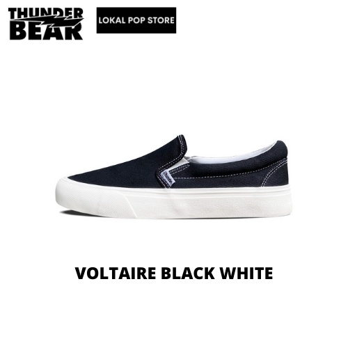 Sepatu Thunderbear Voltaire Black White - Shoes Thunderbear Original - Sepatu Slipon