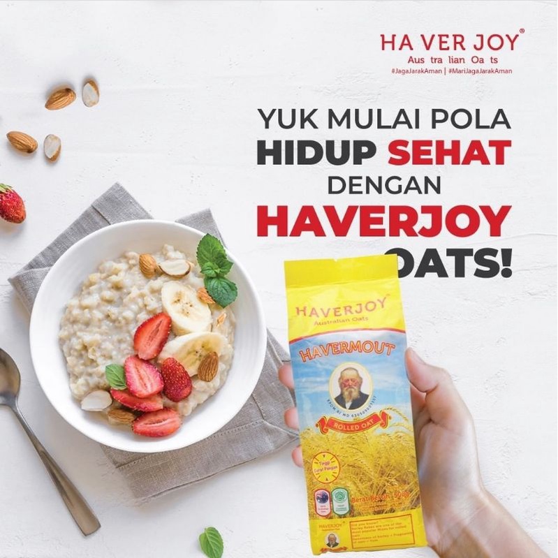 Haverjoy 1 kg 1Kg Australian Oatmeal Oats Sarapan Instant Oat / Rolled Oat / Quick Cooking Oat / Havermix Barley / Havermix Chocochip