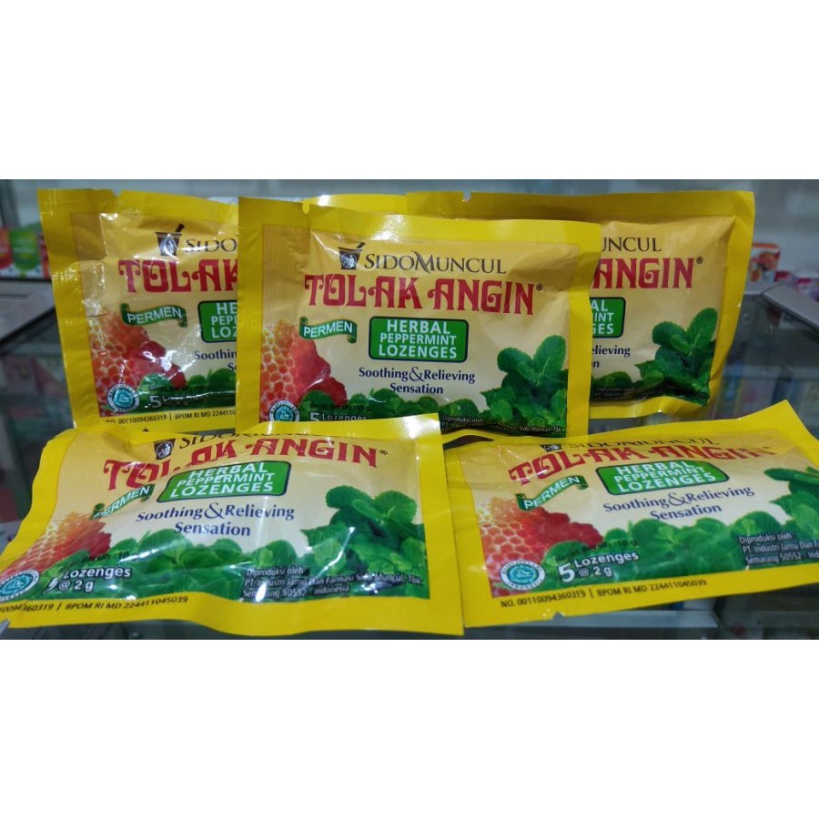 

Permen Tolak Angin 1 Sachet isi 5