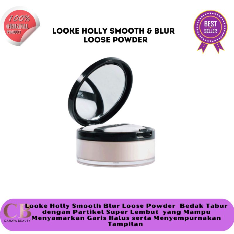 Jual Looke Cosmetics Holy Smooth And Blur Loose Powder 20 Gr Bedak Tabur Face Beauty Powder