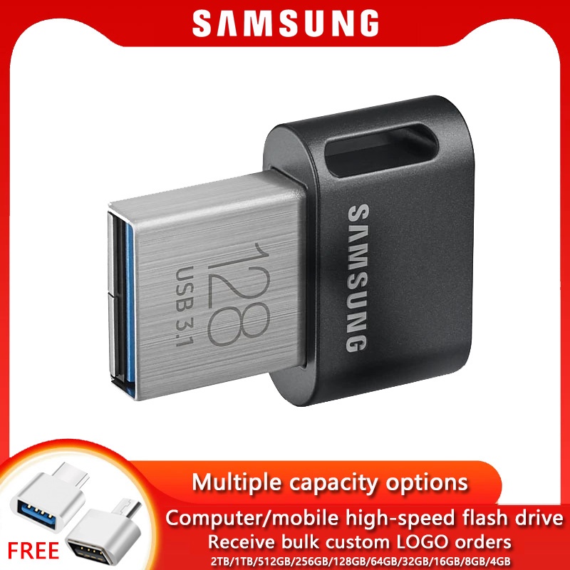 SAMSUNG Pena Driver USB 3.1 16GB 32GB 64GB 128GB 256GB 512GB 1TB 2T 笔式驱动器 金属 USB 3.1