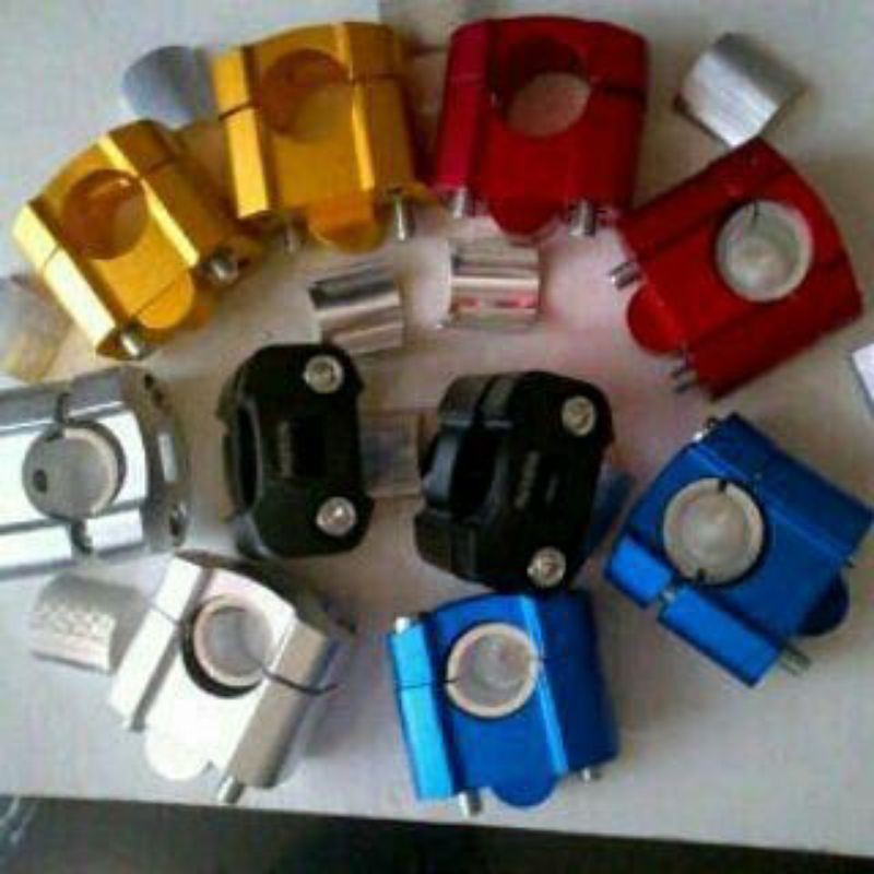 Reiser Stang Full CNC  / Pangkon Stang / peninggi Stang Motor Vixion Byson Tiger CBR Sonic