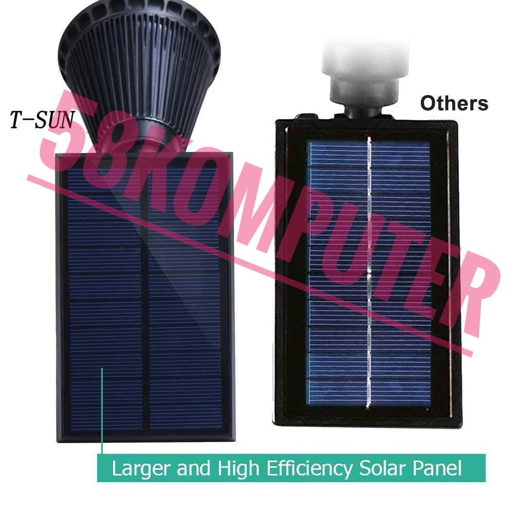 Lampu Taman Energi Solar Panel Rgb 7 Led 200 Lumens 3.7V 1800MAH