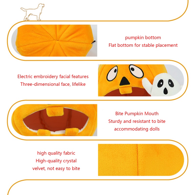 Kiss Mainan Kunyah Boneka Plush Tema Halloween Untuk Anjing