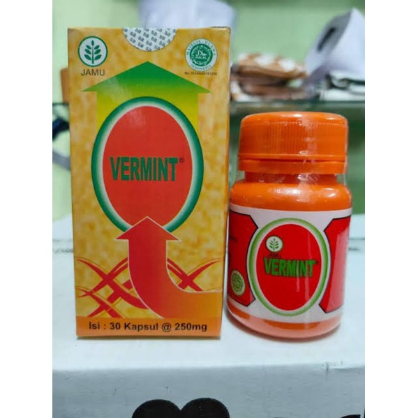 Vermint Extra Cacing kapsul 30 kapsul / 12 kapsul ORIGINAL-BPOM