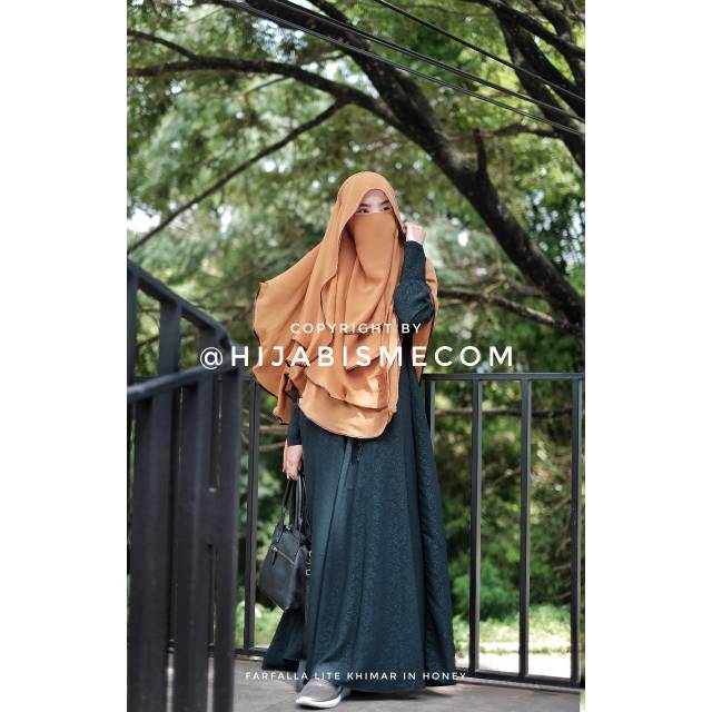 Khimar  farfalla honey by hijabisme ORI