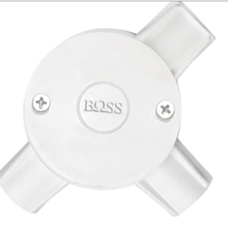 boss T dus / T dos cabang 3 boss 20mm putih