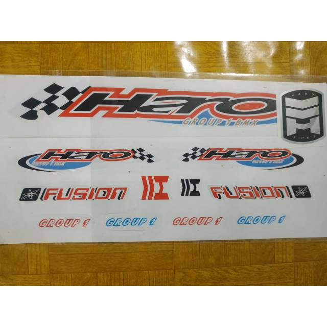 

Stiker decal BMX HARO GROUP 1