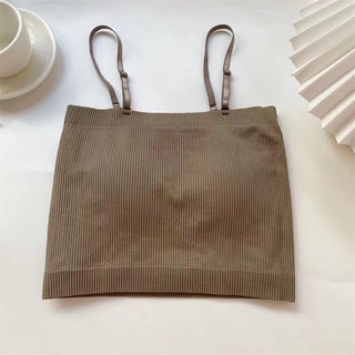 DF BR196 Tanktop bra Kemben Singlet Crop Tali bisa di lepas Pakaian dalam wanita sexy