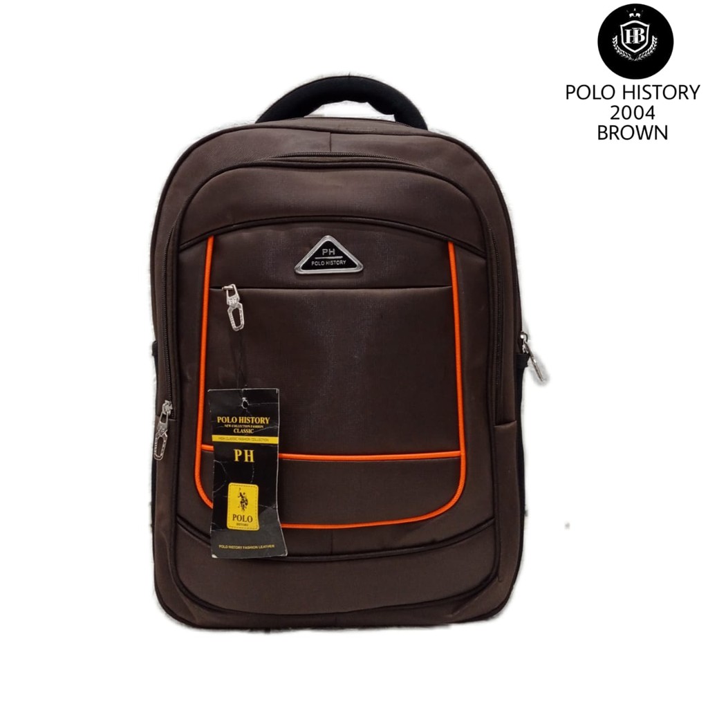 Tas Ransel Sekolah Pria / Wanita Polo History 2004 Tas Sekolah / Kuliah / Kerja