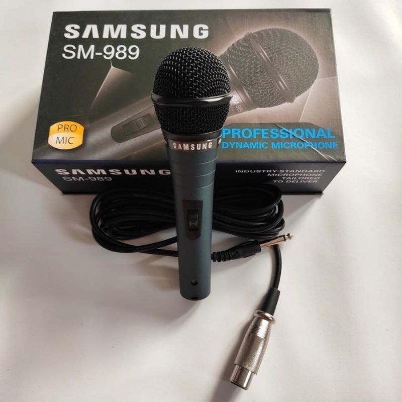 mic kabel samsubg sm989 free kabel body full metal mic samsung sm 989 cable microphone mic profesional