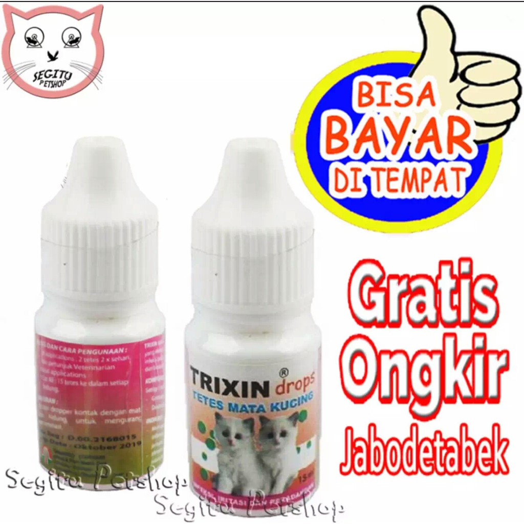 Obat Kucing Sakit Mata Merah Berair Belek Trixin Cat