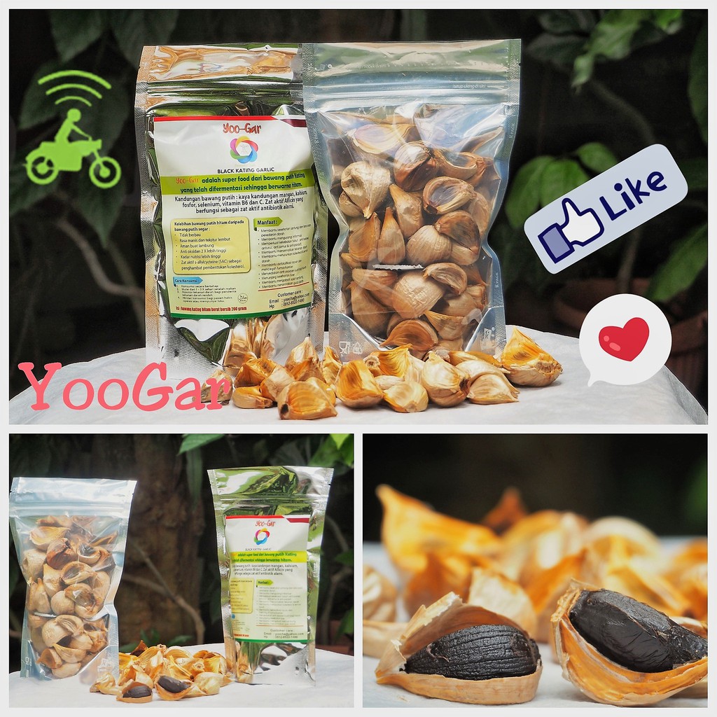 

Bawang Hitam Kating - Black Garlic 200 GR