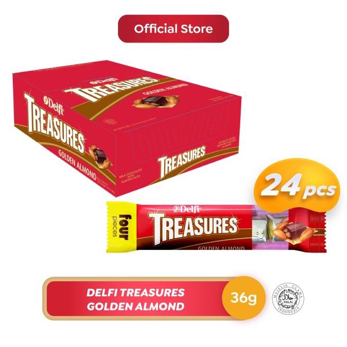 

Delfi Treasures Golden Almond 36 g ( 24pcs / Box )