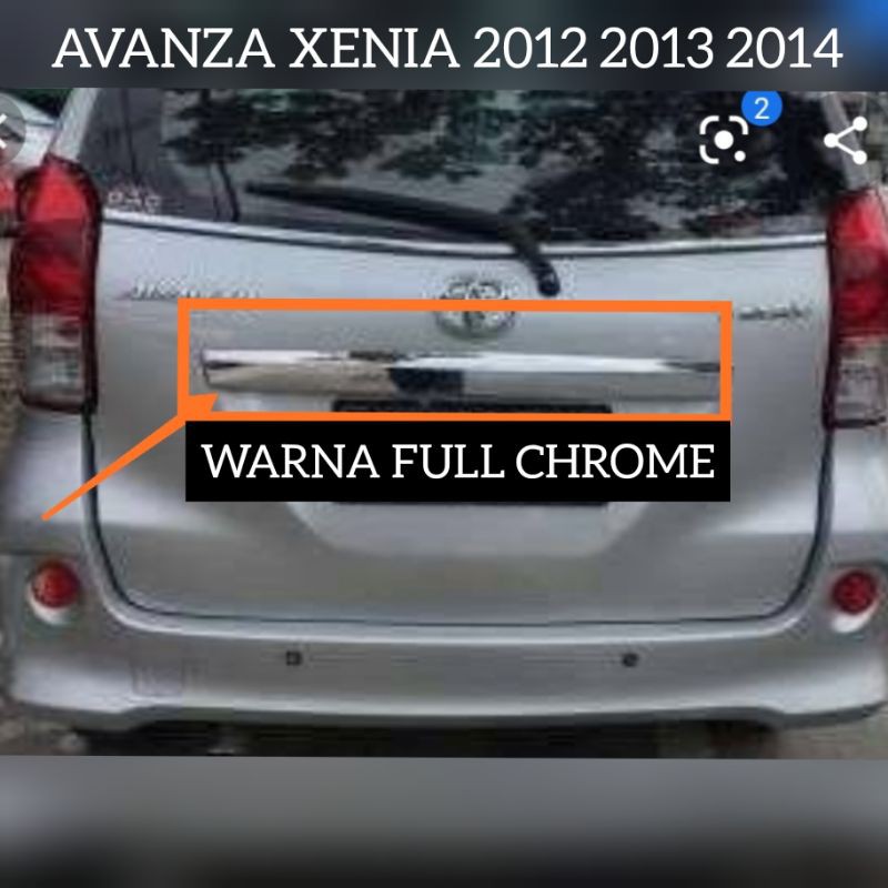 List bagasi trunklid all new avanza xenia 2012 2013 2014 model ganti