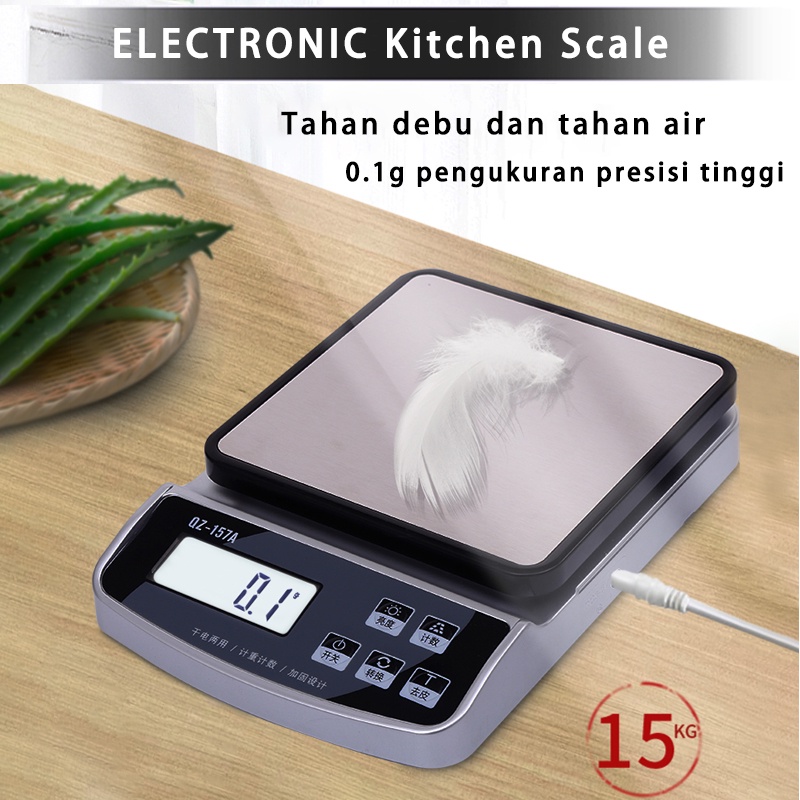 Jual Timbangan Dapur Digital Qz A Waterproof Electronic Kitchen