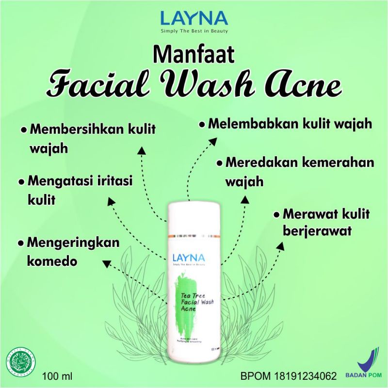 LAYNA FACIAL WASH ACNE / LAYNA SKINCARE