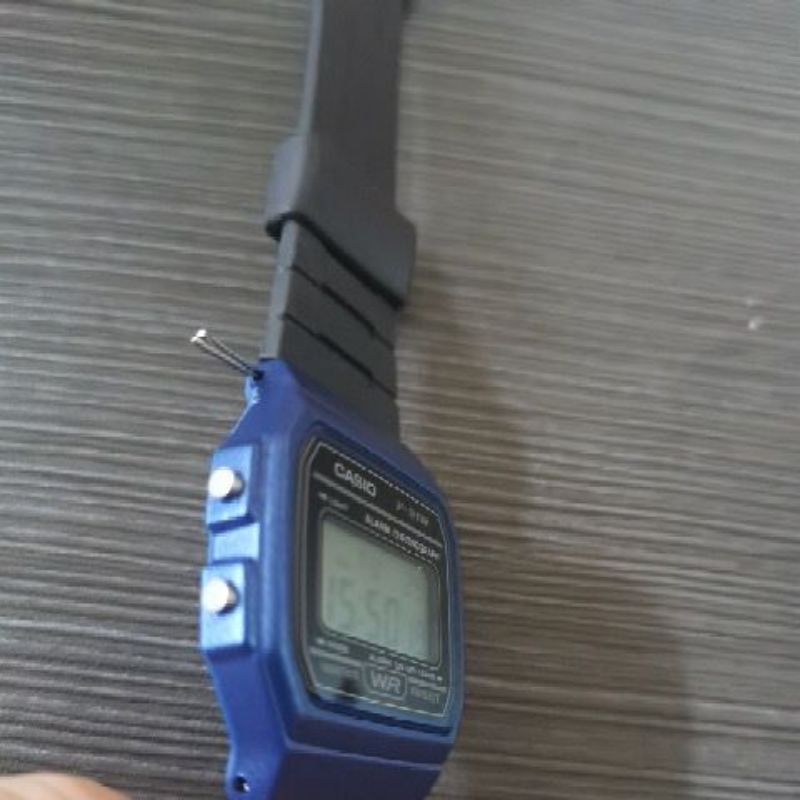 SPRING BAR KHUSUS UNTUK CASIO F-91W, F- 94 WM) harga sdh sepasang)