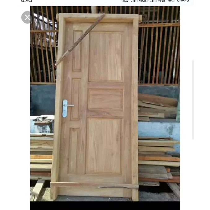 kusen pintu/jendela kusen/pintu kamar bahan kayu jati