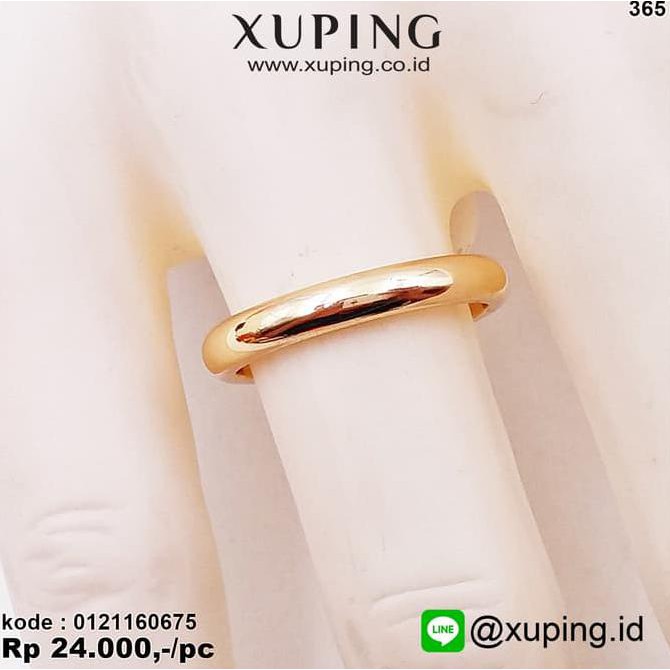 XUPING CINCIN EMAS POLOS 0121160675 - UKURAN, 6