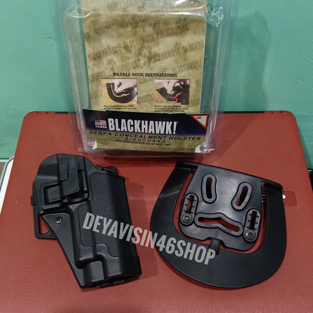 Holster Pinggang Blackhawk Tactical Sarung Pistol SIG SAUER P226/220/225