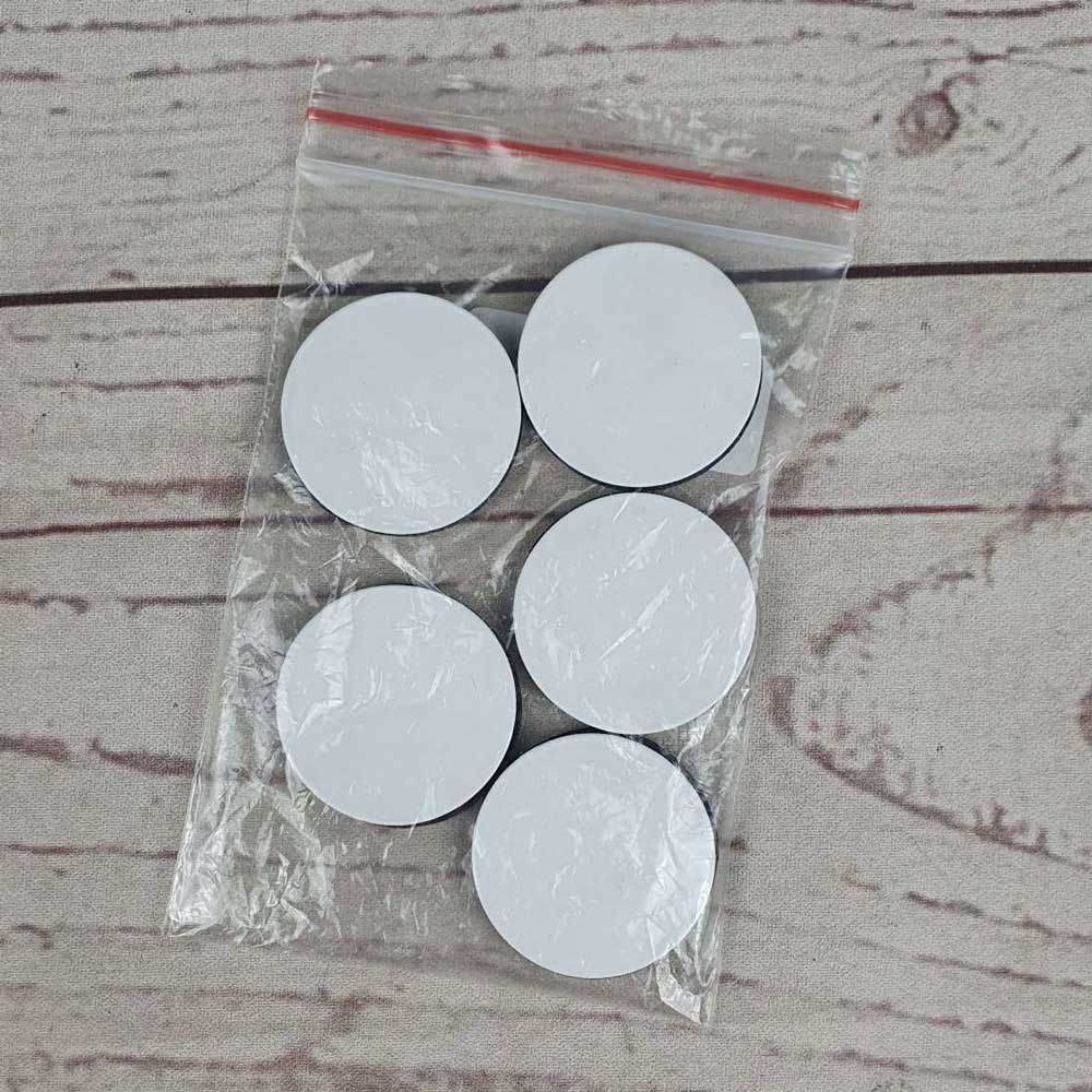 Stiker Adhesive Magnet Tape 3M Model Bulat 30mm 10 PCS - JC-3M