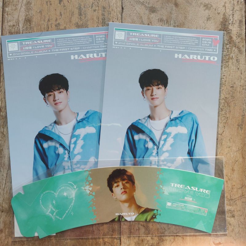 Cup sleeve & Flyer benefit mumo japan haruto ch2/chapter 2 Treasure