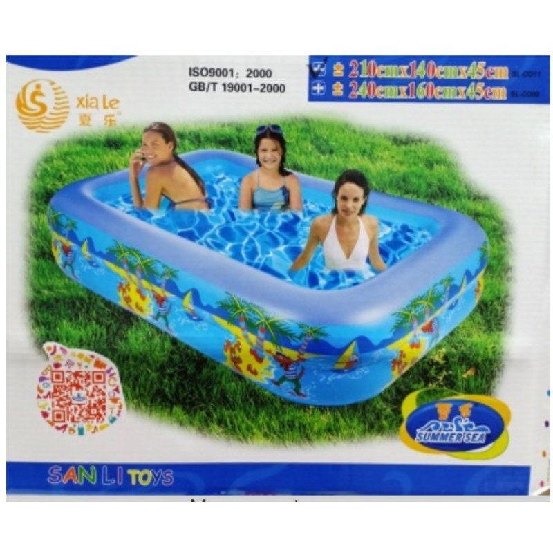 Kolam C011 210x140x45cm / Kolam Anak / Kolam Bayi / Baby Pool