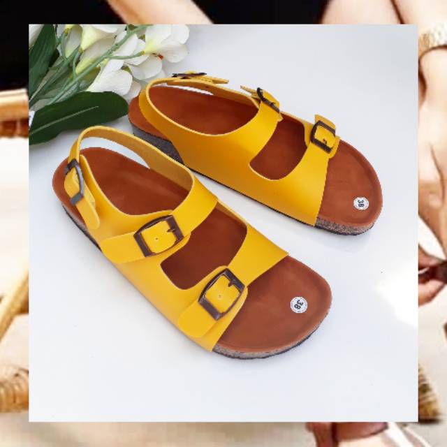 SANDAL TALI  GESPER KUNING  Shopee Indonesia