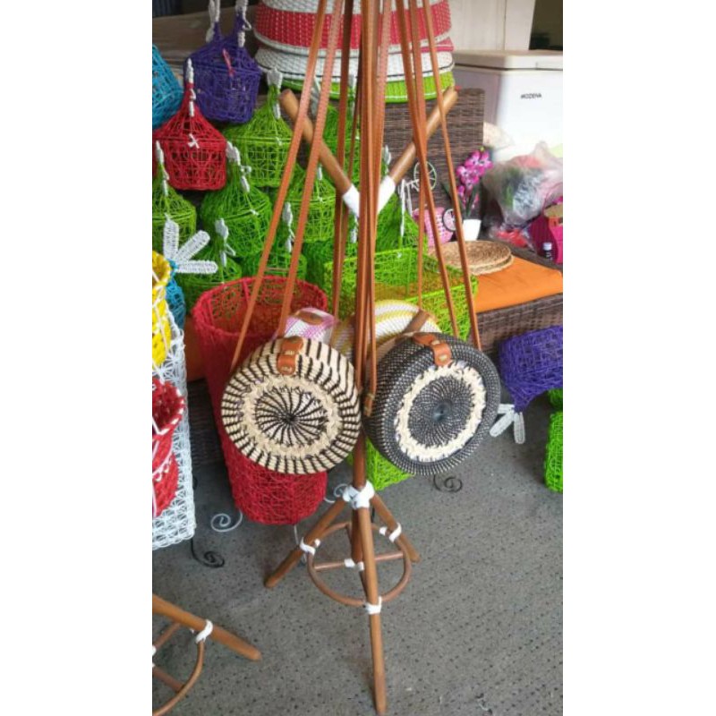Tas Selempang Wanita Rotan Tas Bali Unik Murah Original Asli