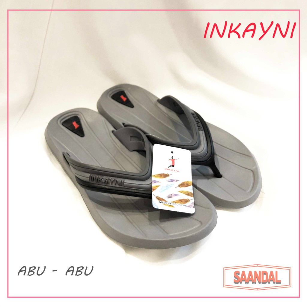 Sandal Jepit Karet Pria Inkayni YK6008 (BISA SATUAN)