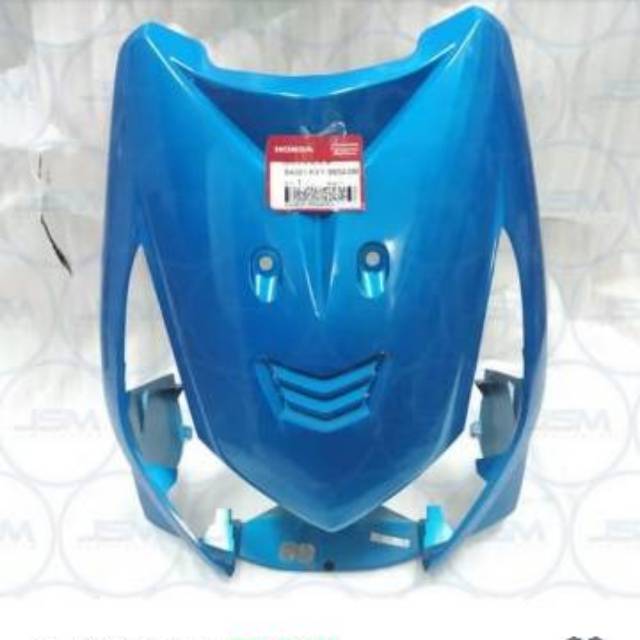 TAMENG PANEL DEPAN BEAT KARBU WARNA BIRU ORI AHM