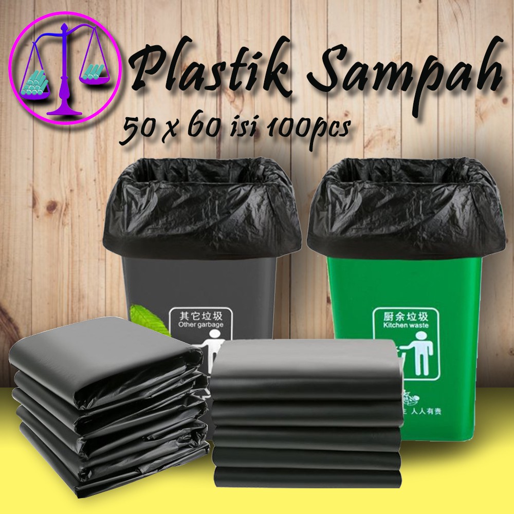 Pusat Grosir Kantong Sampah Tempat Sampah Hd Warna Hitam Ukuran 50 X 60 Cm Isi 100pcs Tahan Sobek Dan Bocor KL9OpMETJa5zoo7