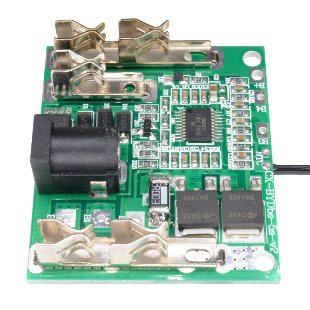 ✫〖ready to ship/COD〗✫ Board Pelindung Circuit Board Baterai Lithium Li-ion 5S 20A 19 / 21V