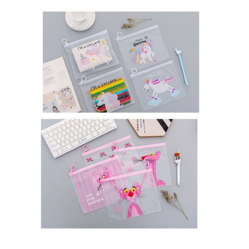 

Unicorn and Panther A5 Stationery File Folder / Tempat Pensil / Tempat Kosmetik
