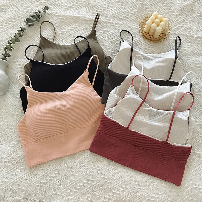 SEXYLADIES Tanktop Basic Croptop  atasn croptop tanpa kawat import