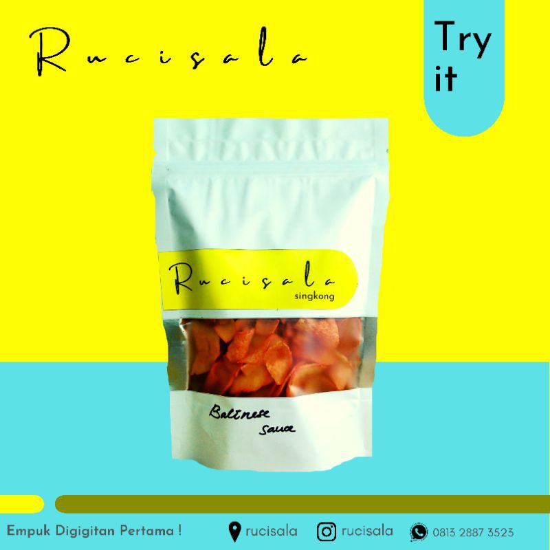 

[ Keripik Singkong ] Rucisala - Varian Balinese Sauce !