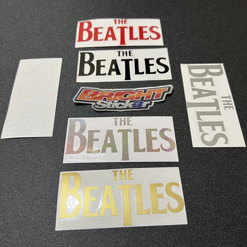 STICKER STIKER THE BEATLES CUTTING