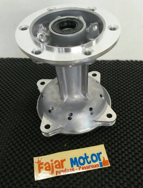 TROMOL BELAKANG ORIGINAL KAWASAKI KLX 150 HOLE 36 SILVER