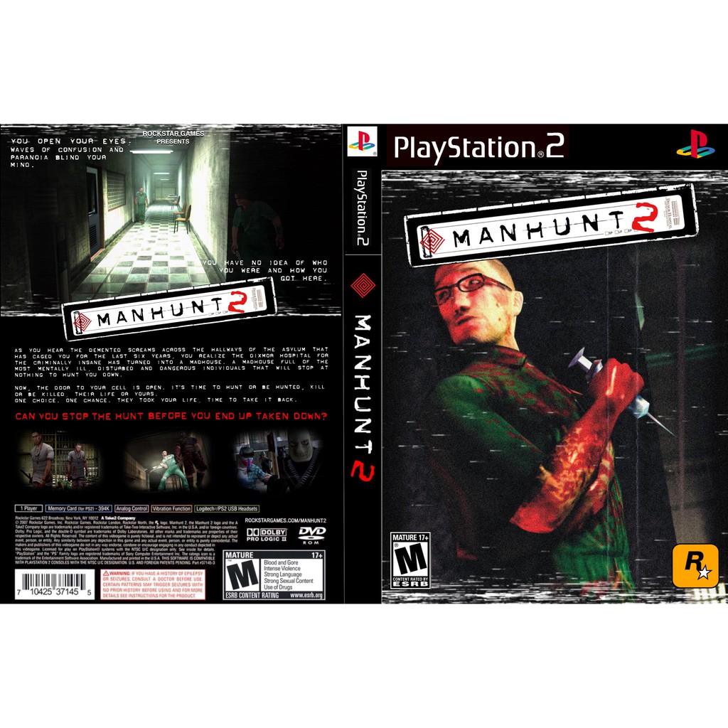 Kaset PS2 MAN HUNT 2