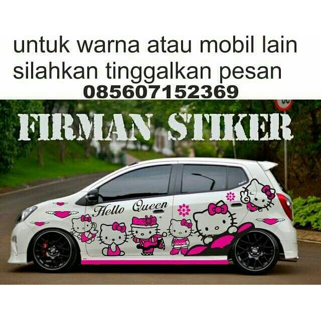 35+ Trend Terbaru Stiker Mobil Ayla Hello Kitty