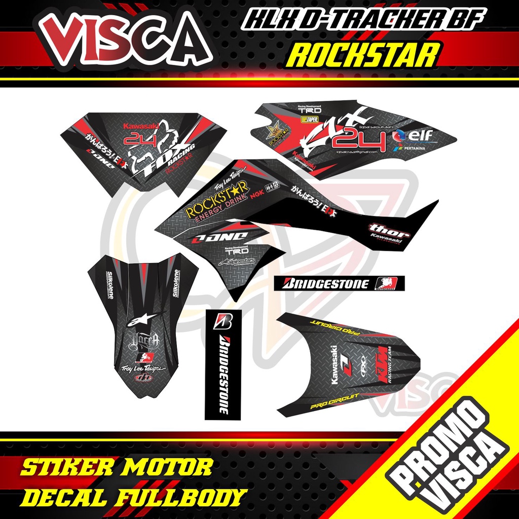 Decall Klx Dtracker Stiker Dtracker 150 Decal Dtracker Decal Klx Dtracker 150 Hologram Decal Dtracke