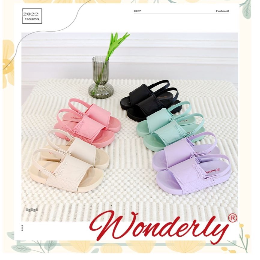 2027-2TG [WONDERLY] Sandal Anak Wanita 2 in 1 Jelly Sendal Anak Wanita Wonderly Sepatu Sandal Anak