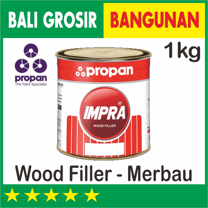 MERBAU PROPAN IMPRA DEMPUL KAYU WOOD FILLER 1 KG WF 115
