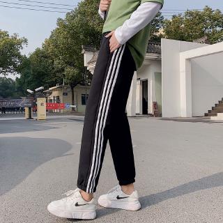  Celana Panjang Sport  Casual Model Longgar Gaya Korea 