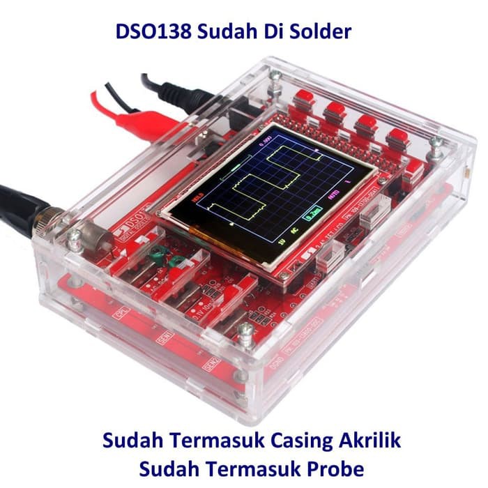 DSO 138 Digital Oscilloscope Kit 2 4 inch TFT LCD 1 Mbps Osiloskop Mini DSO-138