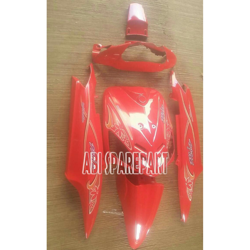 FULL BODY HALUS MIO SPORTY/TUA/LAMA WARNA MERAH DAN STIKER