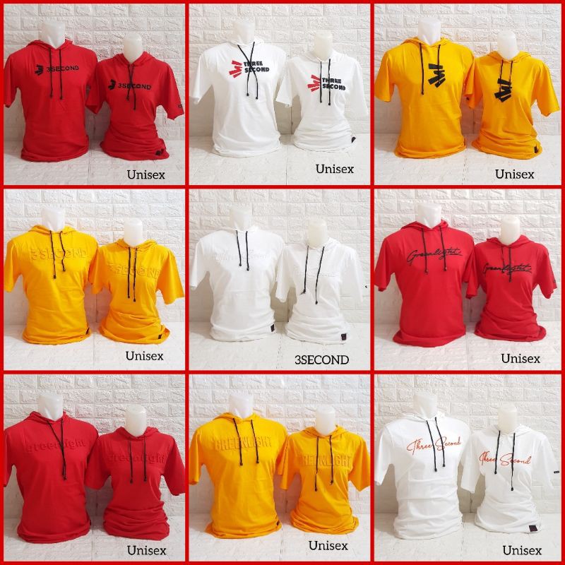 UNISEX PROMO COUPLE HOODIE 3SECOND PRIA HOODIE 3SECOND COUPLE PASANGAN HOODIE THREE SECOND PRIA
