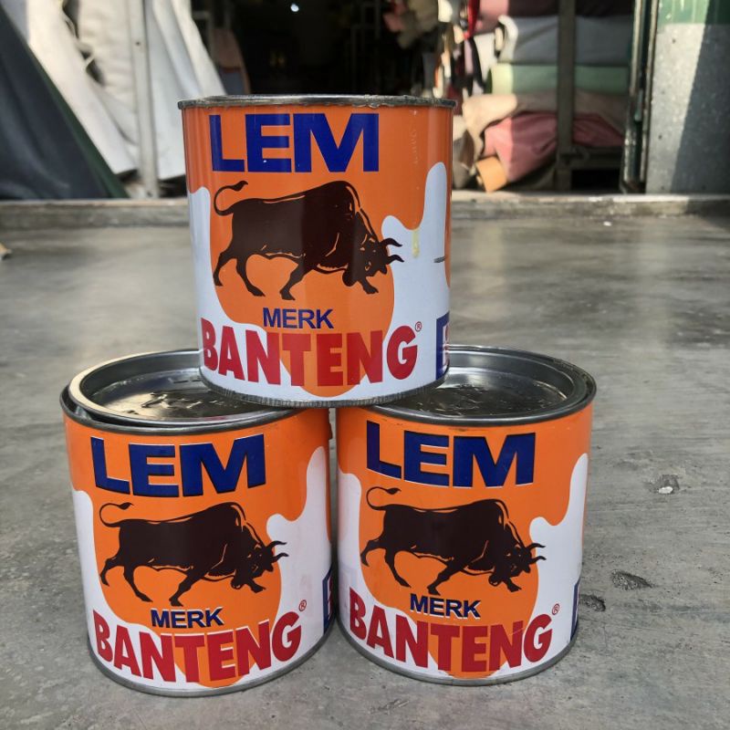 Lem Aibon / Lem HPL /  Lem Kuning Merk Banteng isi 500gr