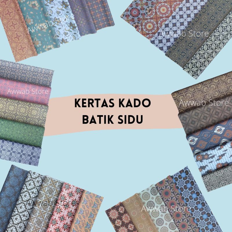 

KERTAS KADO BATIK SIDU GIFT WRAPPING PAPER